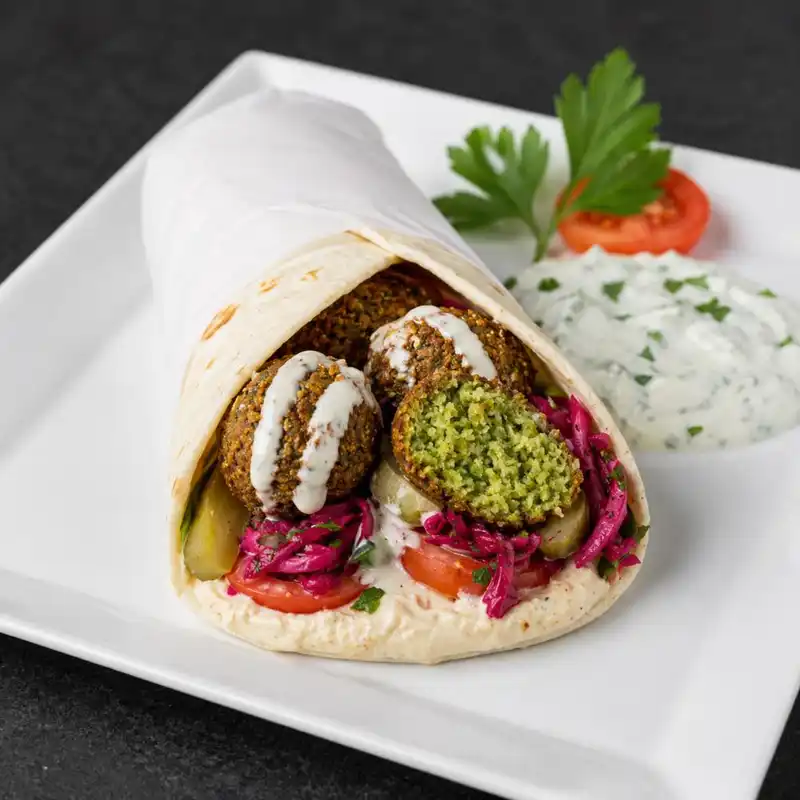 Falafel wrap